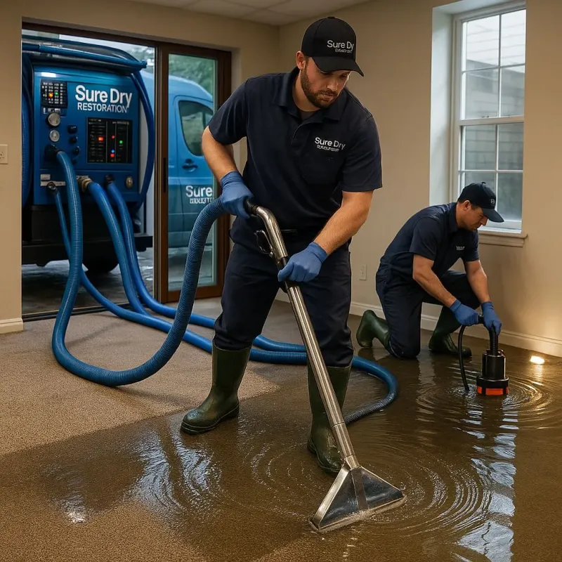 Water Extraction and Removal process in Gray, TN